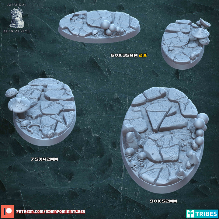 Mushroom Grotto Bases (pre-supported) image