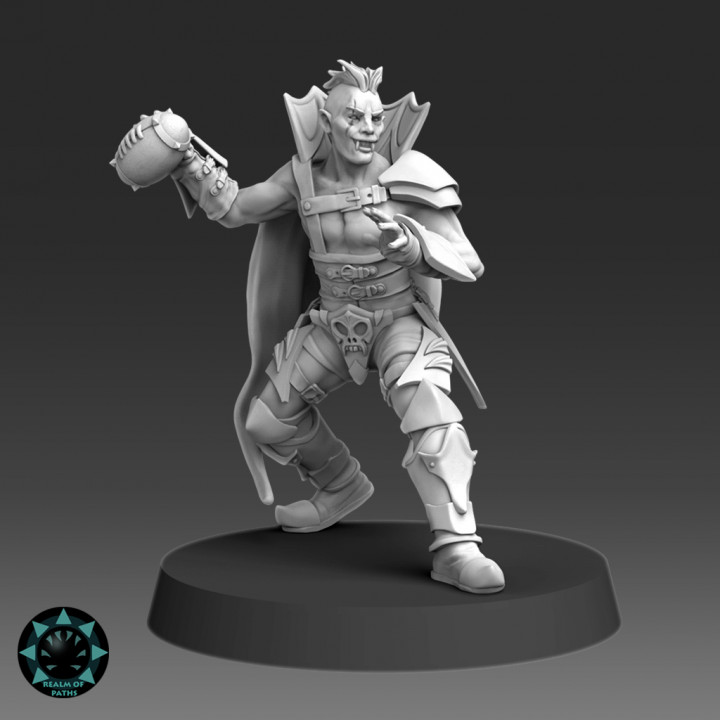 3D Printable VAMPIRE - Bloody Kingdom - Fantasy Football by Realm of Paths