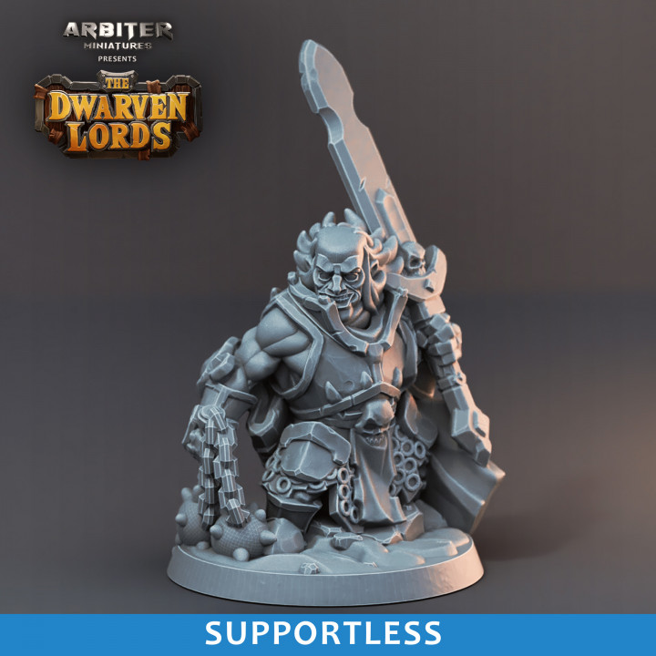 Supportless Dwarf Dark Knight 01