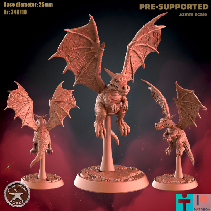 Dragon Whelps Three Models image