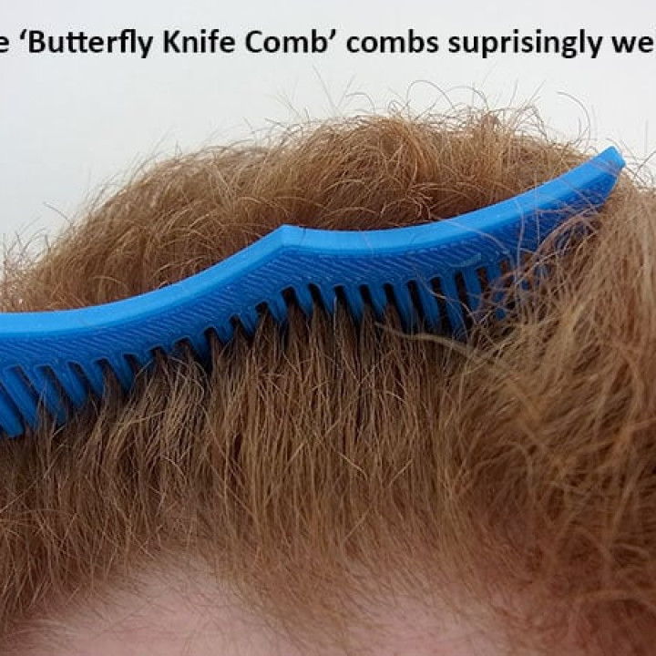 Butterfly Knife Comb