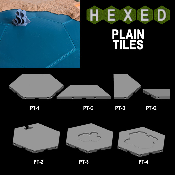 Hexed Terrain Plain Tiles image