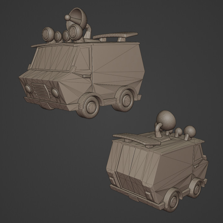 3D Printable Sly Cooper Van by Antoine Gault