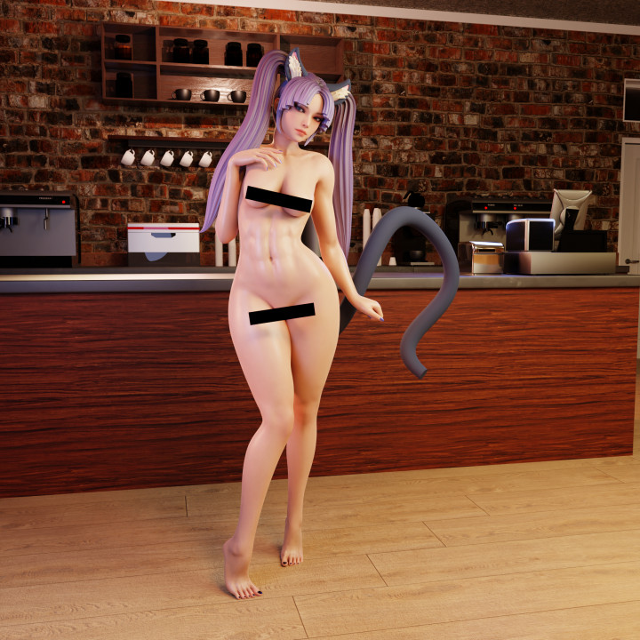 Cat Maids Pack 1 - Presupported - QB Works image