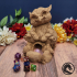 Baby Owlbear Dice Tower - SUPPORT FREE! print image