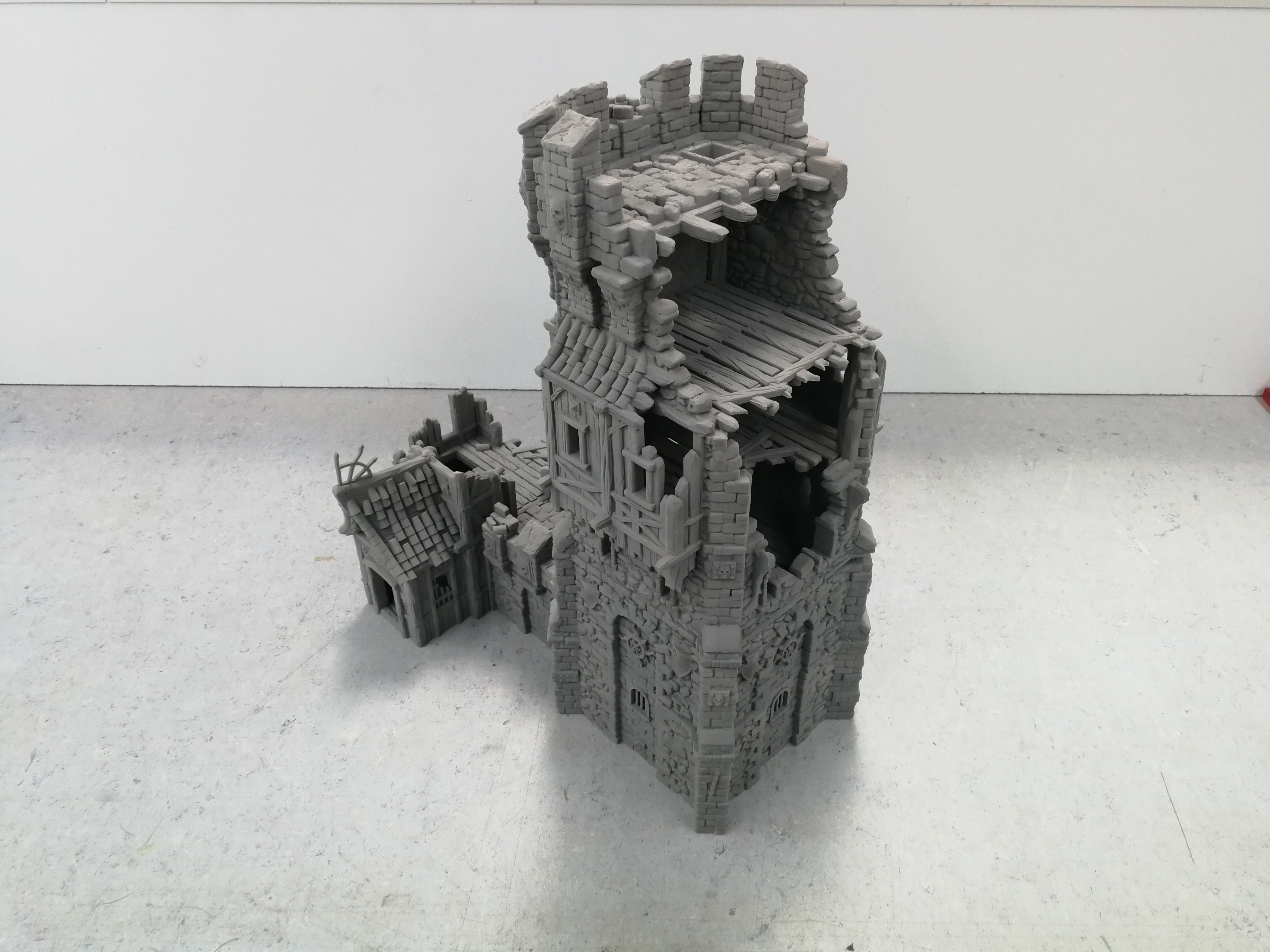 3D Printable Watch Station Ruin by Tired World Studio