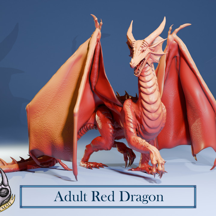 Adult red Dragon image
