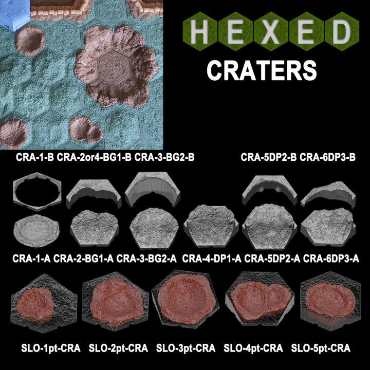 Hexed Terrain Craters image