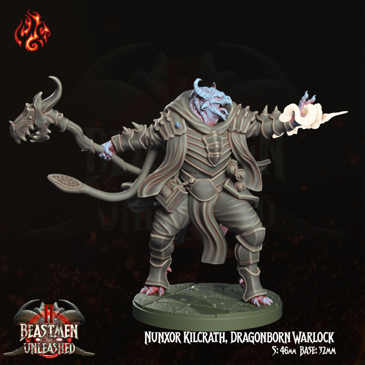 Nunxor Kilcrath, Dragonborn Warlock image
