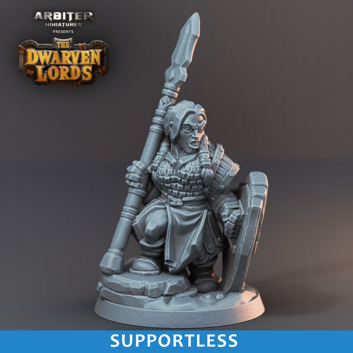 Supportless Dwarf Polemaiden 01