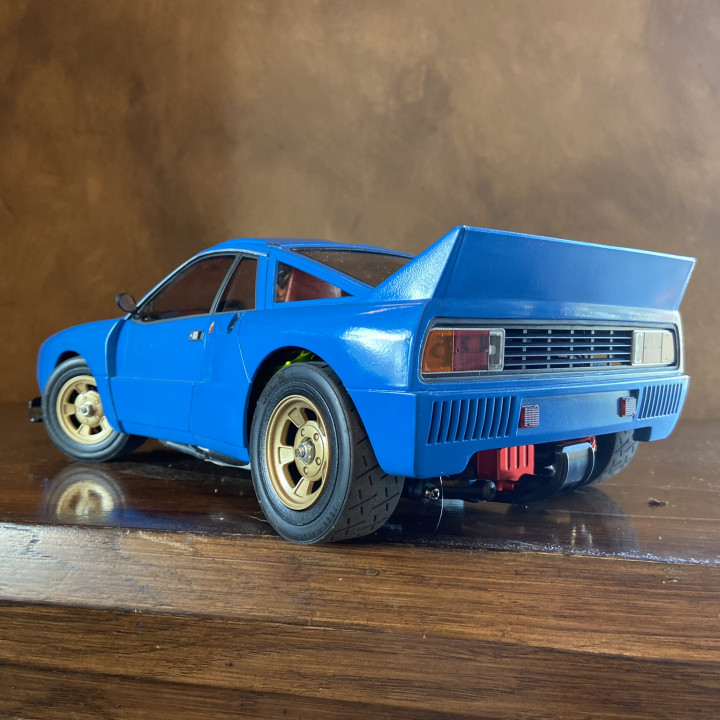 Tamiya Lancia 037 Stradale Rear Panel & Lights