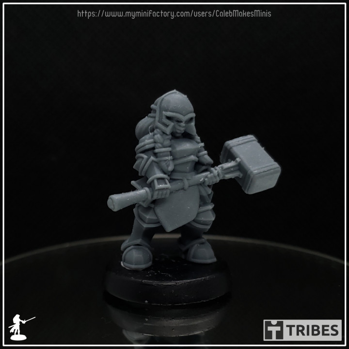 Dwarven Soldiers [PRE-SUPPORTED] | Old Dwarves of the Mountain Series