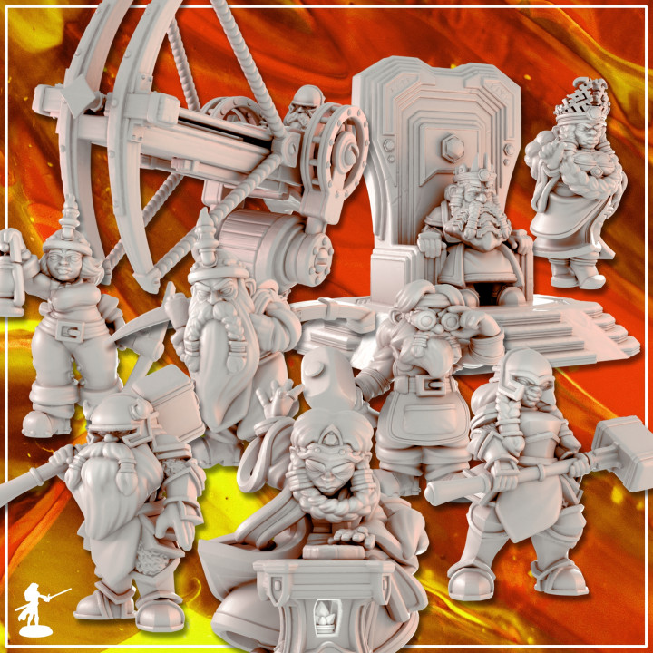 Old Dwarves of the Mountain Series [PRE-SUPPORTED] | Complete Collection - February 2024 image