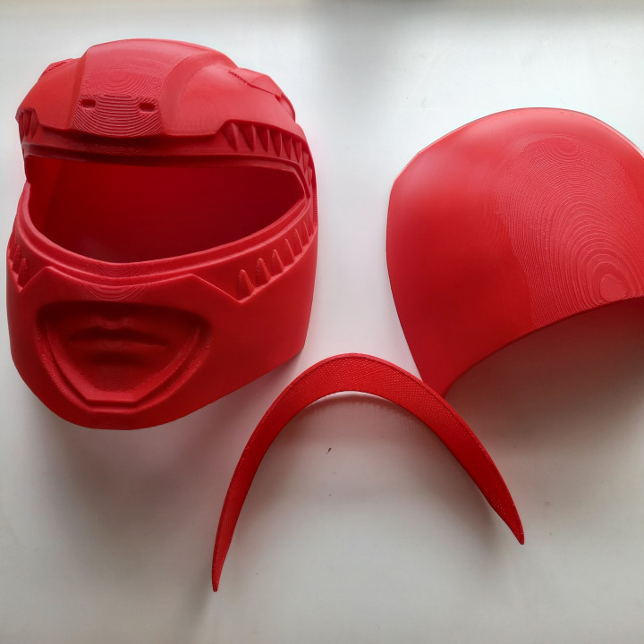 red ranger helmet