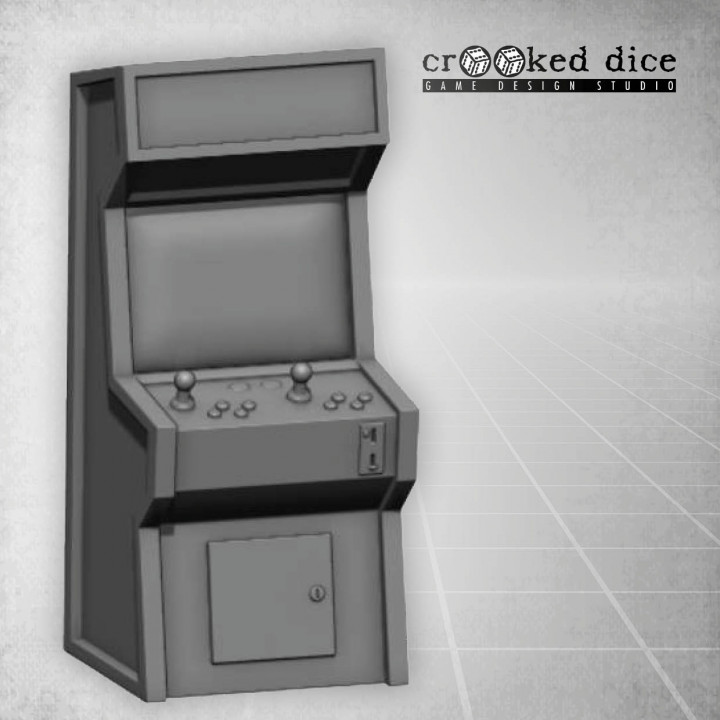 3D Printable Arcade Machine by Karl Perrotton
