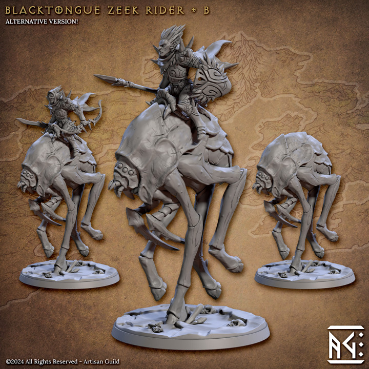 Blacktongue Zeek Rider - B (Blacktongue Assassins) image