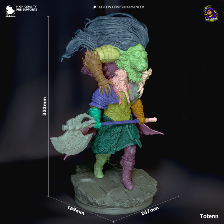 3D Printable Chieftain of the Barrens | 333mm by Bulkamancer
