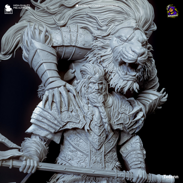 3D Printable Chieftain of the Barrens | 333mm by Bulkamancer