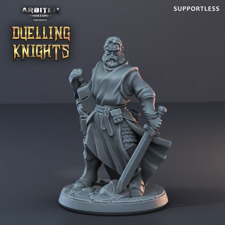 3D Printable Arbiter Miniatures Kickstarter 9: Dueling Knights ...