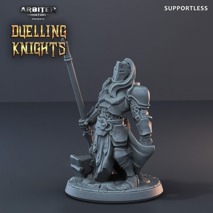 Arbiter Miniatures Kickstarter 9: Dueling Knights, Supportless image