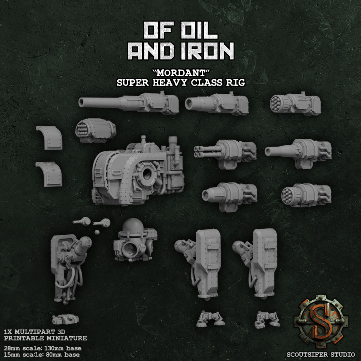 "Mordant" Super Heavy Class Rig | Dieselpunk Mech image