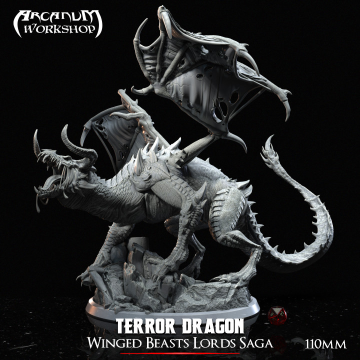 Terror Dragon of the Red Church (110mm base) image