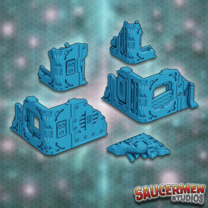 Grid City – Ruined Buildings image