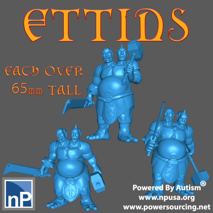 Ettins / Two-Headed Ogres