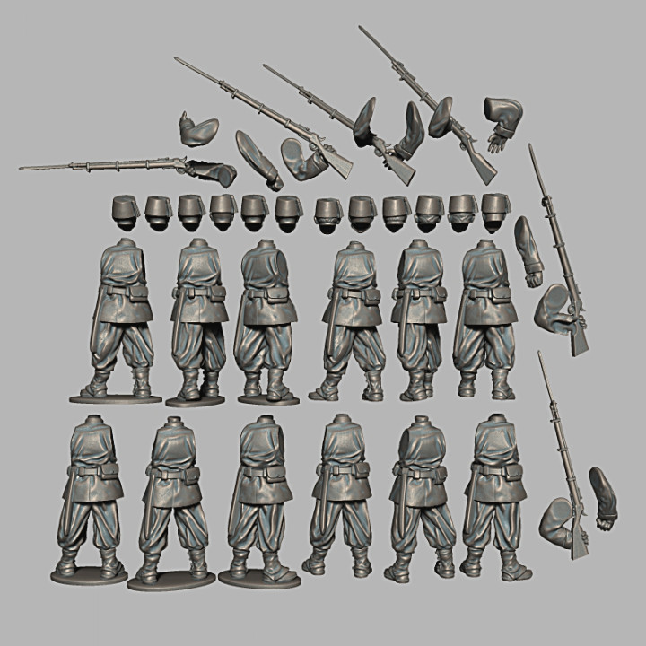 3d Printable Egyptian And Sudanese Infantry By Wargames Atlantic