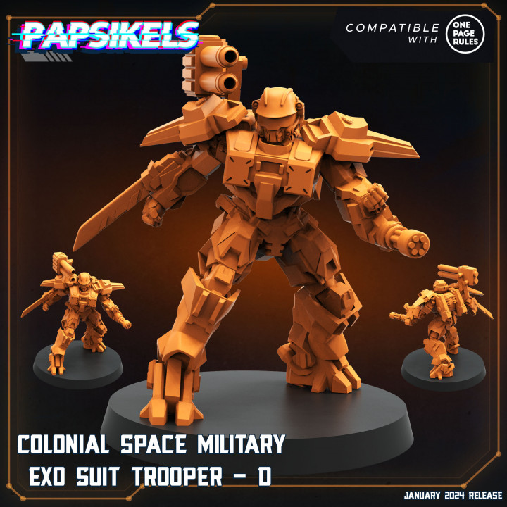COLONIAL SPACE MILITARY EXO SUIT TROOPER D image