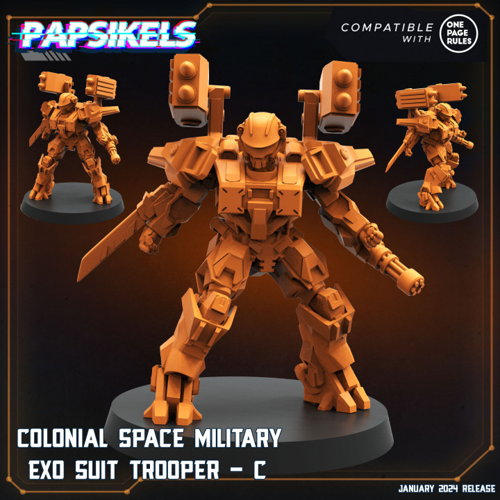 COLONIAL SPACE MILITARY EXO SUIT TROOPER C image