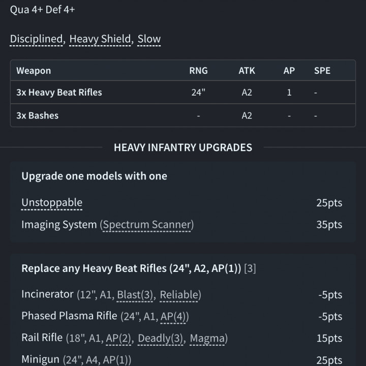 HUMAN SPACE MILITARY HEAVY INFANTRY B image