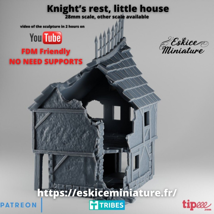 Knight's rest, little house - 28mm image