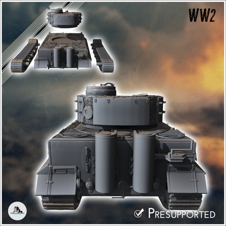 Download Panzer VI Tiger Ausf. E 1943 (middle) - Germany