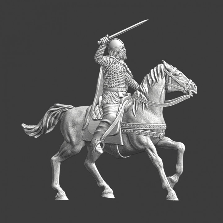Mounted Viking Lord - Wargaming Commander image