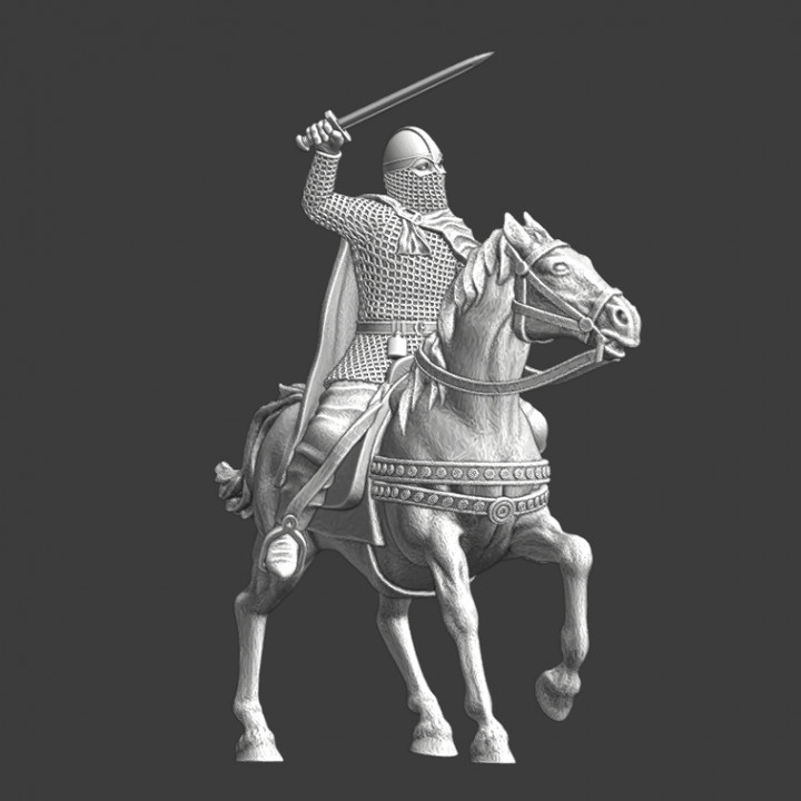 Mounted Viking Lord - Wargaming Commander image