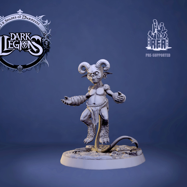 Imp set - Tabletop miniature (Pre-Supported) image