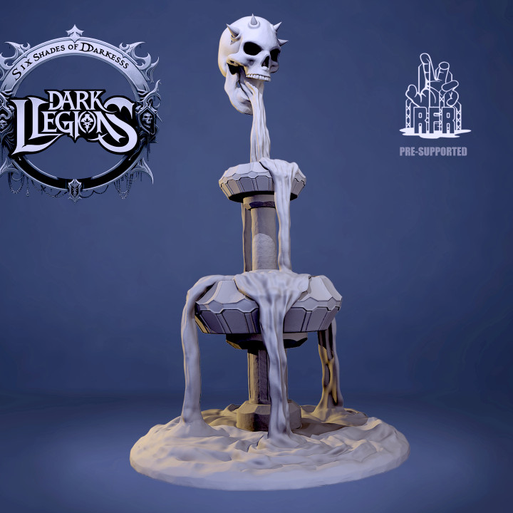 Blood fountain - Tabletop miniature (Pre-Supported) image