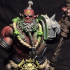 Sidhar, The Peaceful (Orc Barbarian) - Bust print image