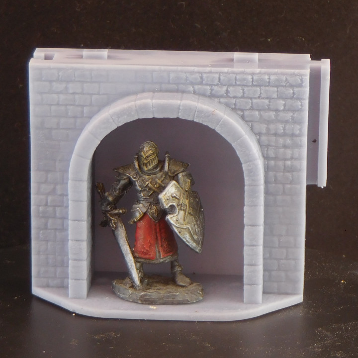 Cave Wall Figure Display Shelf