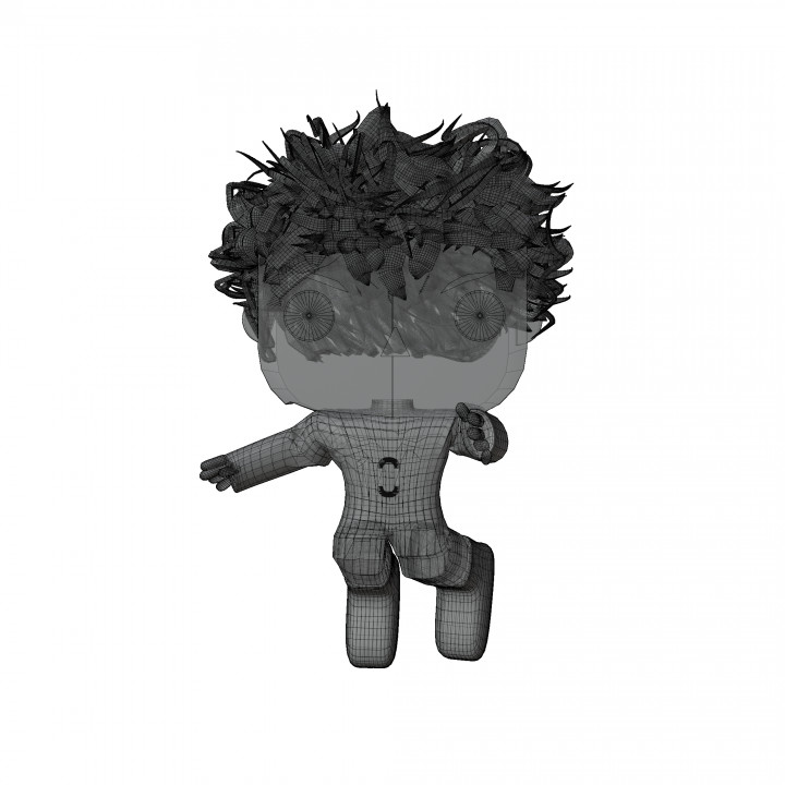 Shoyo Hinata funko pop made in blender 3.2 image