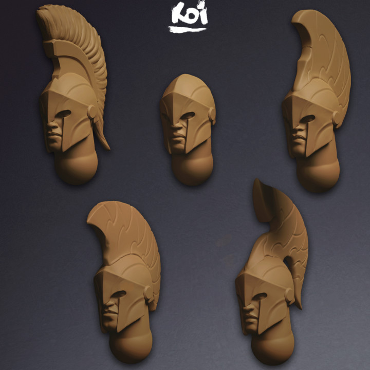 Praetorian Stormguard - Initiates Helmets Set