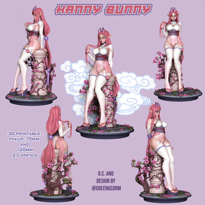 Hanny Bunny - 75mm and 120mm Pin-Up Figure image
