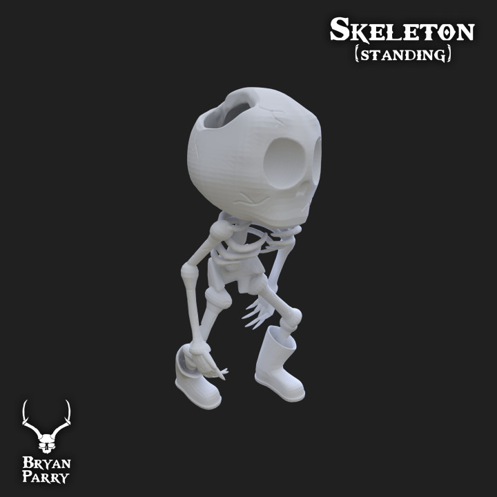3D Printable Skeleton Pack by Bryan Parry