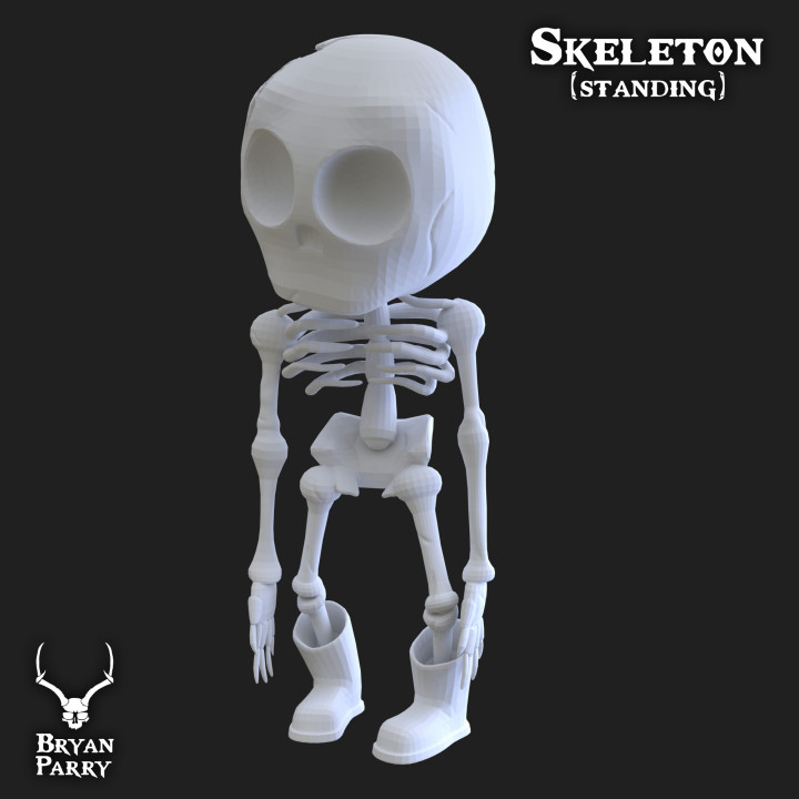 3D Printable Skeleton Pack by Bryan Parry