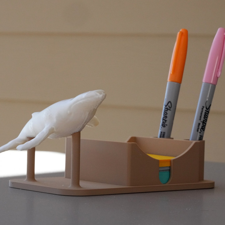 Whale Post-It dispenser