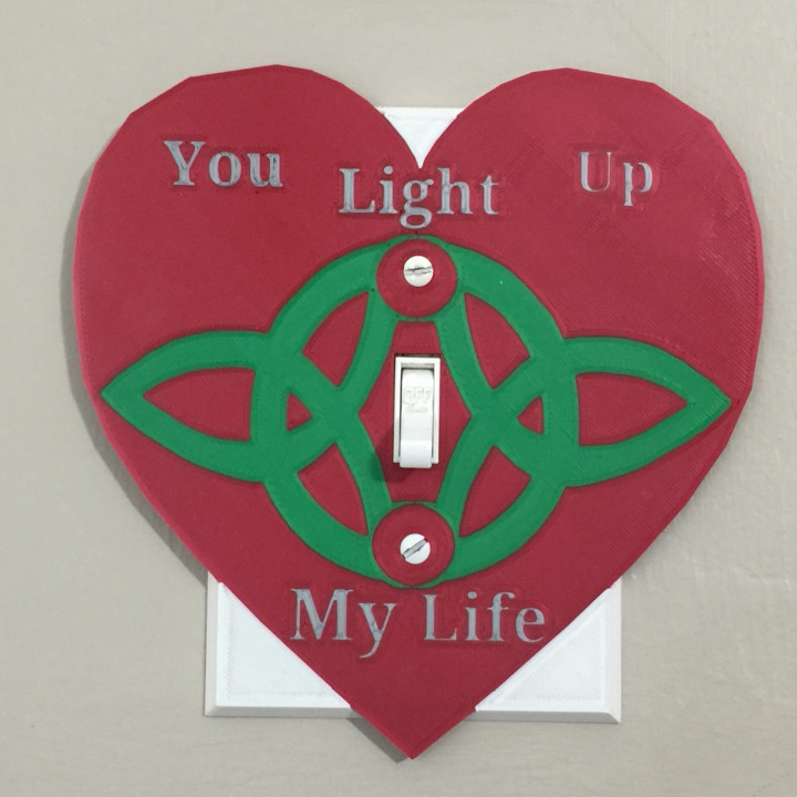 Valentines Light Switch Cover -Version 2 image