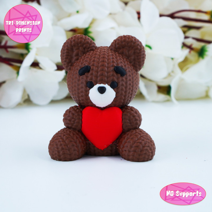 Crochet Teddy (No Supports) image