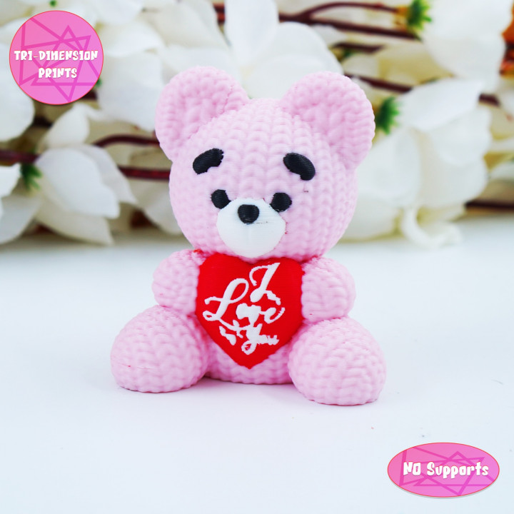 Crochet Teddy (No Supports) image