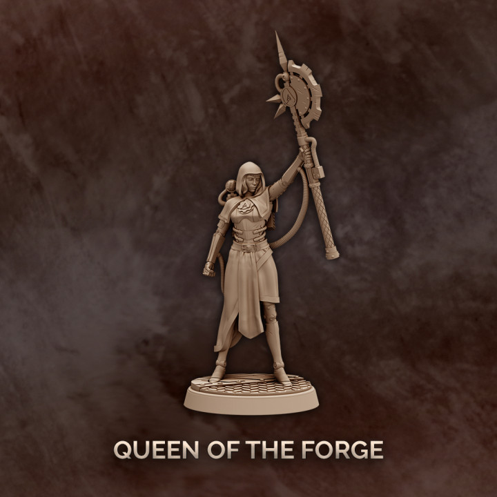 Queen of the Forge - Human Artificer